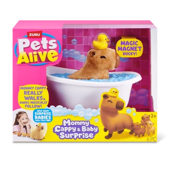 PETS ALIVE Kapibarų mama su mažyliais