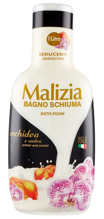 Vonios putos MALIZIA Amber & Orchid, 1000 ml