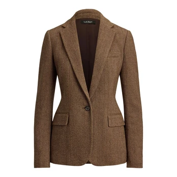 Švarkas moterims, Ruda, Woven-blazer/sport coat