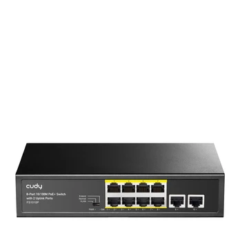Switch FS1010P 8xFE PoE+ 120W
