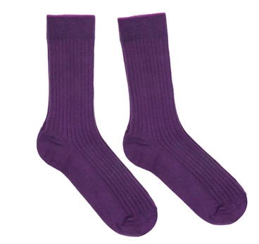 Moteriškos kojinės, violetinės