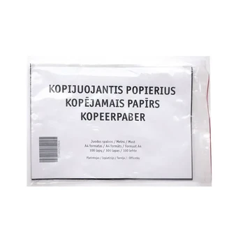 Kalkė, juoda A4, 100 lapų