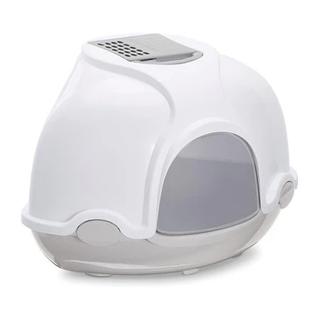 Tualetas katėms Imac, baltas/pilkas