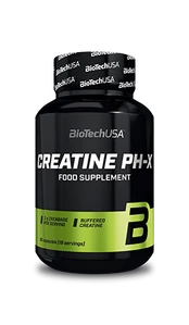 Biotech Creatine PH-X 90 kaps. kaina