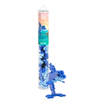Plus Plus - Dolphin / 100 pcs Tube - (4325)
