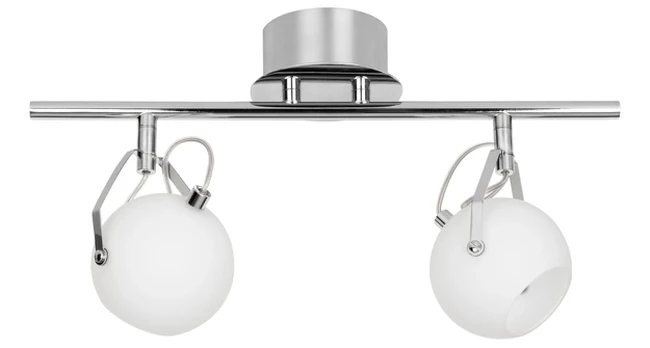 Šviestuvas lubų Spot-Light Ida, LED, 2 x 3 W, balta sp. / chromo sp.