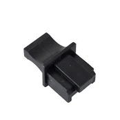 SOLARIX plug for RJ45 connector, juodas