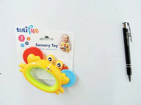 TULI FUN Zabawka sensoryczna KRAB, 3 m+, blist.