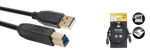 Duomenų kabelis USB 3.0 Stagg NCC1,5U3AU3B