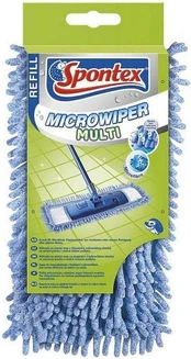 Pakaitinė mikropluošto su šeniliu šluoštė šepečiui SPONTEX MICROWIPER MULTI kaina