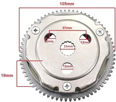 Other STARTERIO SANKABA ZIPP QUANTUM 50 2T FI 15mm 15 dantų