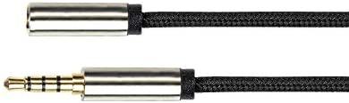 PYTHON High Quality 3,5mm Klinkenverlängerungskabel 4 polig St./Bu. 1m