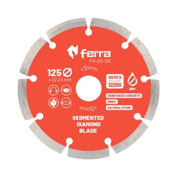 Ferra segmentinis deimantinis diskas sausam pjovimui, Ø125mm
