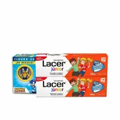 Dantų pasta Lacer Junior 75 ml Braškė 2 vnt. kaina