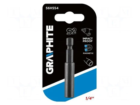 Holders for screwdriver bits | 1/4" | 60mm | Mounting: 1/4" | impact