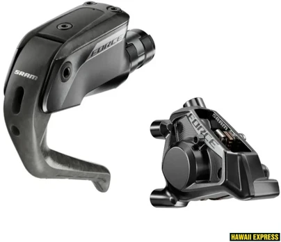 Diskiniai stabdžiai SRAM Force E1 Aero, Stealth-A-Majig Connected, Rear Caliper, brake lever, Flat Mount 20mm Offset, 2000mm hose (Including Piston Massage Spacer, Rotor sold separately)