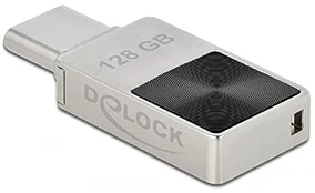 Delock Mini USB 3.2 Gen 1 USB-C™ atminties kortelė 128 GB – metalinis korpusas