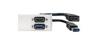 Vivolink Outlet Panel HDMI, USB3.0