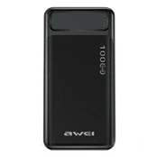 AWEI PowerBank P5K 10000mAh 2.1A juoda|juodas 2xUSB kaina