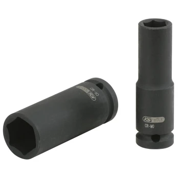 1/2" šešiakampė smūginė galvutė, trumpa 33mm, KS Tools