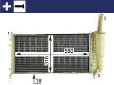 Radiatorius, variklio aušinimas MAHLE CR1994000S
