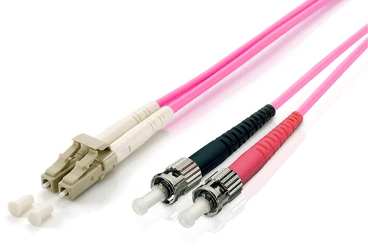 Equip Įrengti šviesolaidinį patchcord LC->ST Multimode Duplex OM4, 3m (255543)