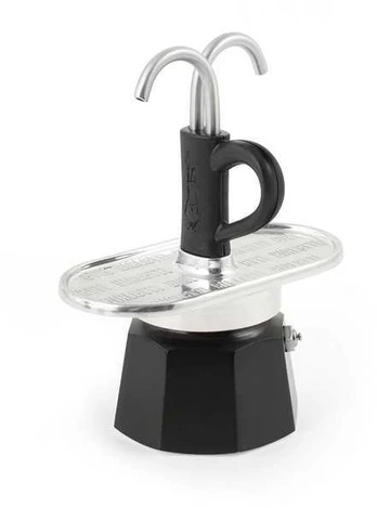 Kavinukas Bialetti Mini Express, 2 puodeliams, juodas