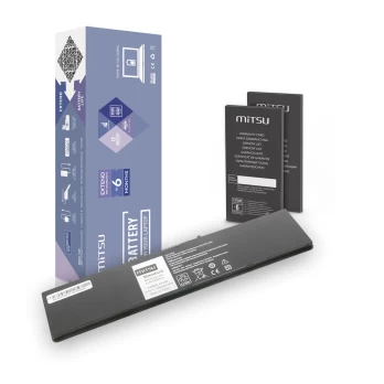 Battery Mitsu for Dell Latitude E7440 3100 mAh (34 Wh) 11.1 - 10.8 Volt