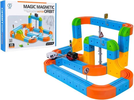 Magnetinis spalvotas takelis 101 vnt