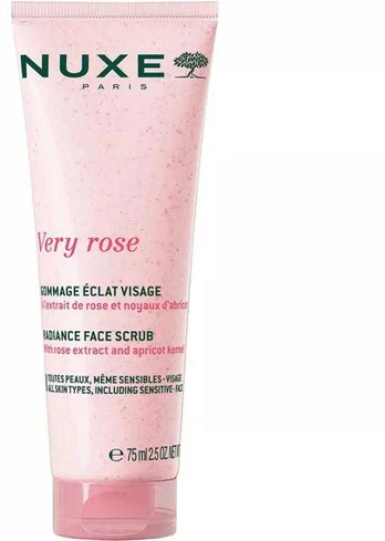 „Nuxe Very Rose“ veido šveitiklis, 75 ml