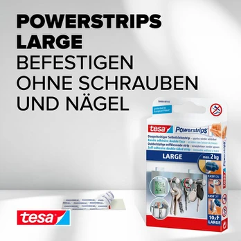 Tesa Powerstrips Large, 58000