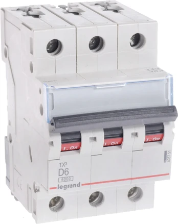 Legrand Jungiklis 3P D 6A 6kA AC S303 TX3 (403751)