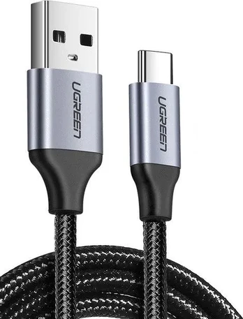„Ugreen“ USB-A – USB-C kabelis, 0,5 m, juodos spalvos (60125)