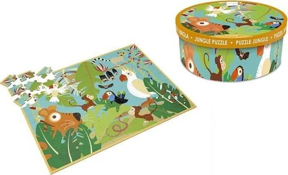 Dėlionė Scratch Scratch, JUNGLE Puzzle 100 vnt.