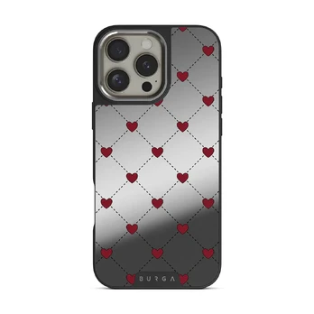 Love Letter - iPhone 16 Pro Case, Elite Mirror Dark (MagSafe) / Silver