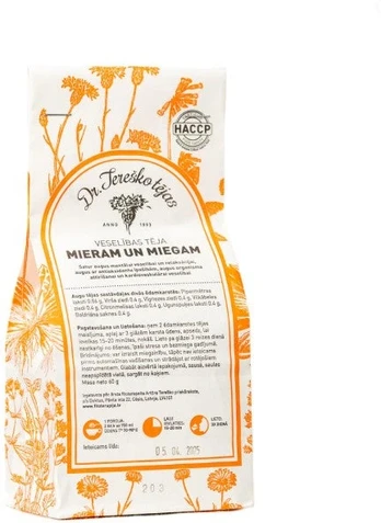 TERESKO Arbatėlė ramybei ir miegui 60 g