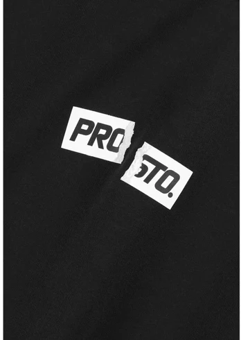 Džemperis su gobtuvu Prosto Crack Box Logo, juodas