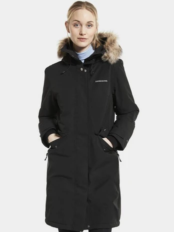 No Name Women's coat Didriksons Erika Parka - black M