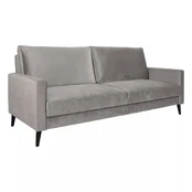 Sofa lova ANNA su saugojimo dėže, smėlio spalvos aksomas kaina