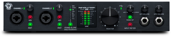 Juodas Lion Revolution 6x6 - Interfejs Audio USB