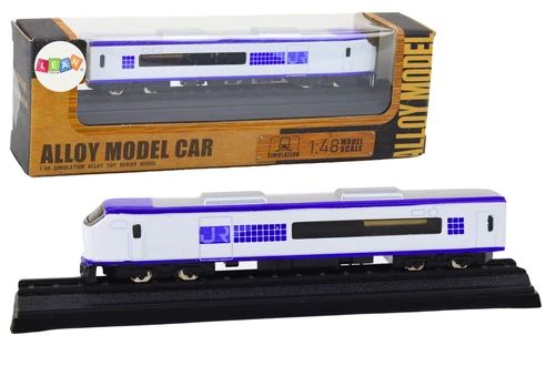 Metalinis traukinio modelis, violetinis/mėlynas