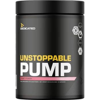 Dedicated Unstoppable Pump 405 g. - Fruit Punch skonis