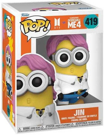 FUNKO POP! Vinilinė figūrėlė: BTS x Despicable Me 4 - Jin