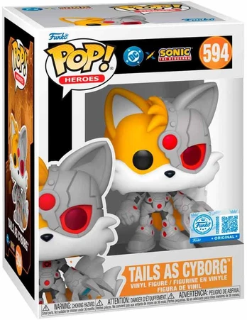 FUNKO POP! Vinilinė figūrėlė: DC / Sonic - Tails / Cyborg