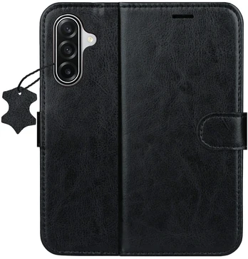 Odinis dėklas knygutė iPhone 16 - Juodas