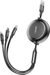 CABLE USB TO 3IN1 2M/BLACK CAMLT-JH01 BASEUS
