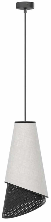 Šviestuvas lubų Emibig Moda, E27, 1 x 15 W, juoda sp.
