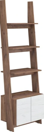 Lentyna Rack 60-1D, ruda/balta