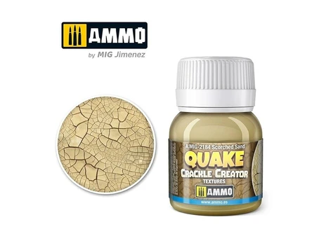 Vallejo AMMO by MIG Jimenez AMMO MIG - QUAKE CRACKLE CREATOR TEXTURES Scorched Sand, 40ml, 2184