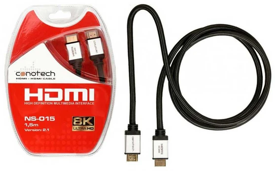 Kabelis HDMI Conotech NS-015 8K ver. 2.1 - 1,5m